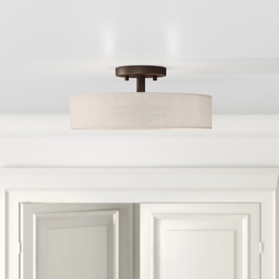 Ashtun Fabric Semi Flush Mount
