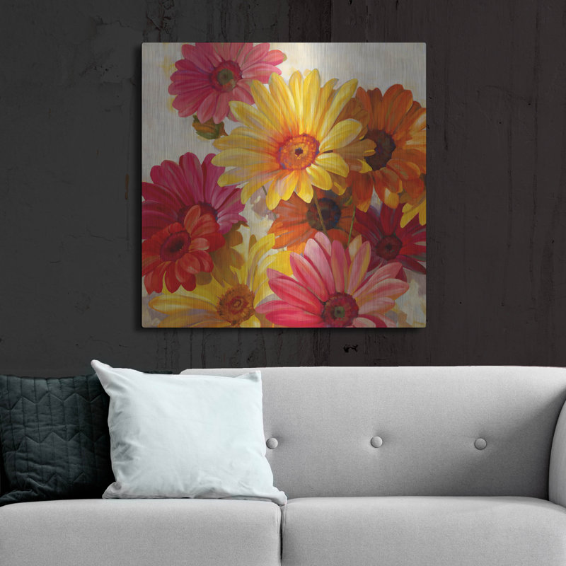 «Daisies For Spring» par Emma Styles, H 36 po x l 36 po