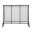 Pare-étincelles industriel en fer 1 panneau Celeste, l 36 po x H 29,5 po, noir