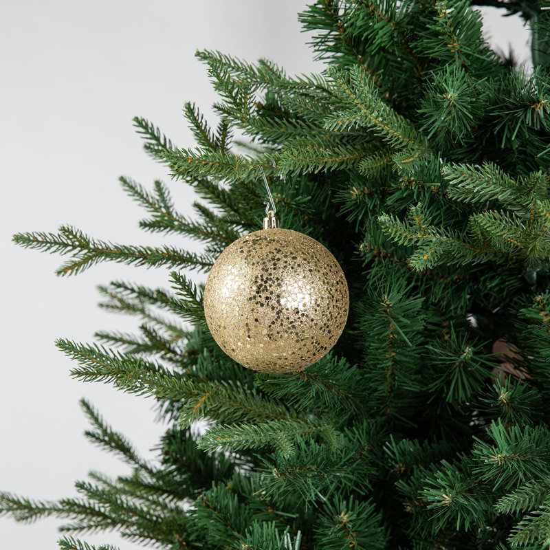 Elegant Silver & Gold Shatterproof Christmas Tree Ornament Set