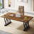 Levella 70'' Office Desk Industrial with Metal Legs