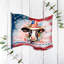 «Land of the Free Flag», panneau de bienvenue