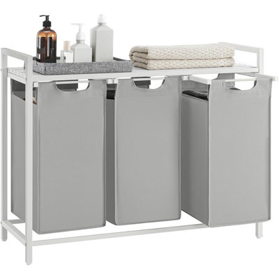 Bamboo Laundry Room Organiser