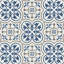 Carrelage mural en porcelaine mate Encaustic 8 po x 8 po Amara-91710239