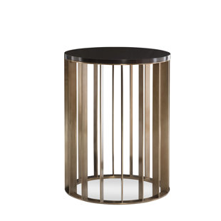 Solid Wood Top End Table