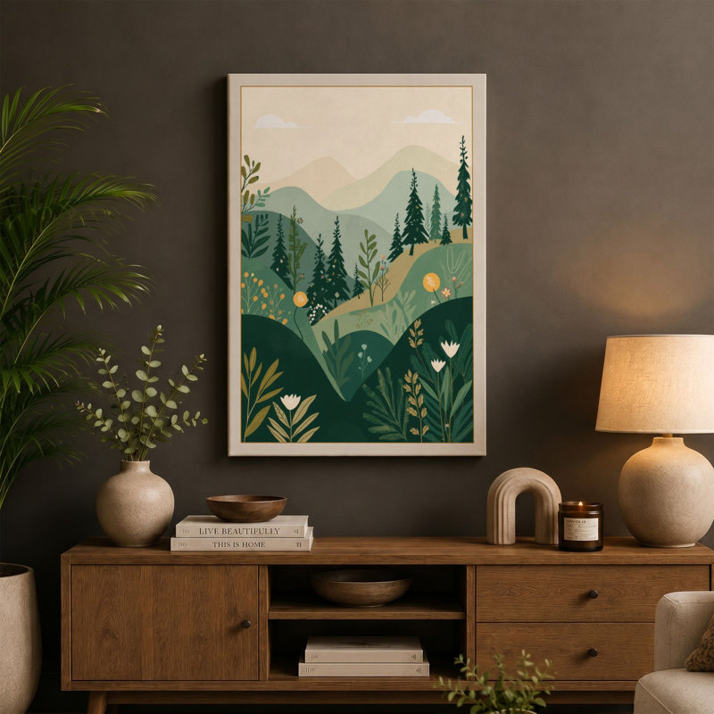 Print, 24x16 - 61.0 x 40.6 cm, Sage Border