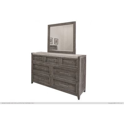 Kamaya Solid Wood 61.5'' W 7 - Drawer Dresser
