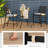 2 - Person Patio Dining Set with Square Table , Cushions Included