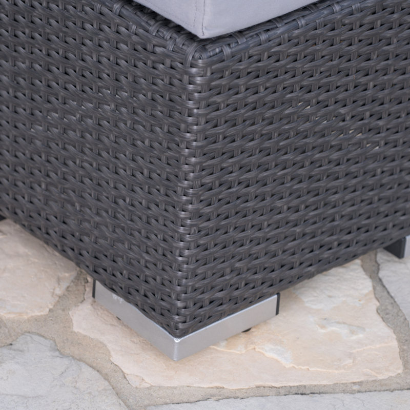 Enjoy Outdoors With Lounge Comfort Accessory - Grey Silver, Pe , Iron, Waterproof Cloth Outdoor Delight Feature Grey+Silver, +Iron, Water-, 7.69 Lb