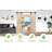 Paneled Wood Unfinished Double Barn Door with Installation Hardware Kit-57296037