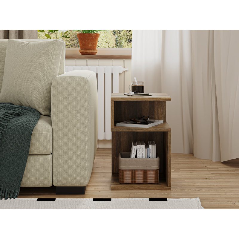 Console Motteo Elodie, Marron foncé