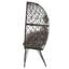 Chaise de patio avec coussin rembourré