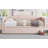 Daybed With Extended Pop Up Trundle,Upholstered Sofa Bed Daybed,Space-Saving Twin To King Design-1982466215