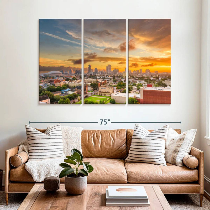Sireci New Orleans Sundown, 42" H x 65" W