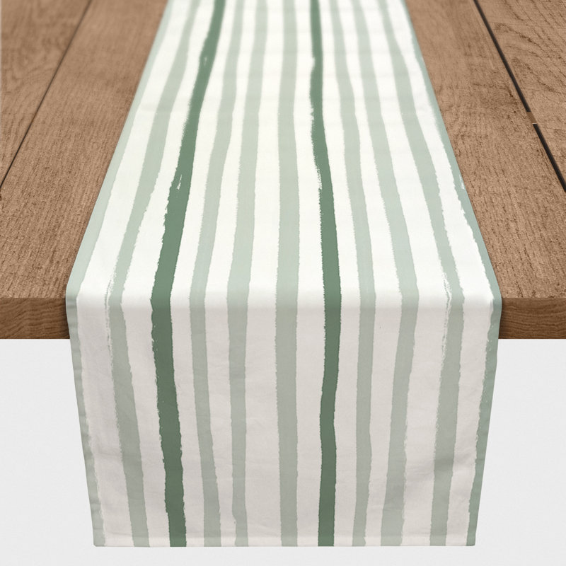 Chemin de table rectangulaire Baftjar, 72 po x 16 po, Jaune