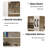 31.5'' Buffet Cabinet with Glass Doors for Nice Display, Small Coffee Bar Cabinet , Modern Sideboard Buffet for Kitche.-1196959619