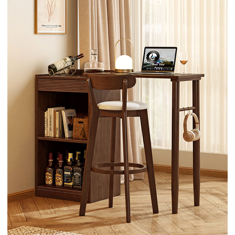 Table de bar avec rangement Nordic