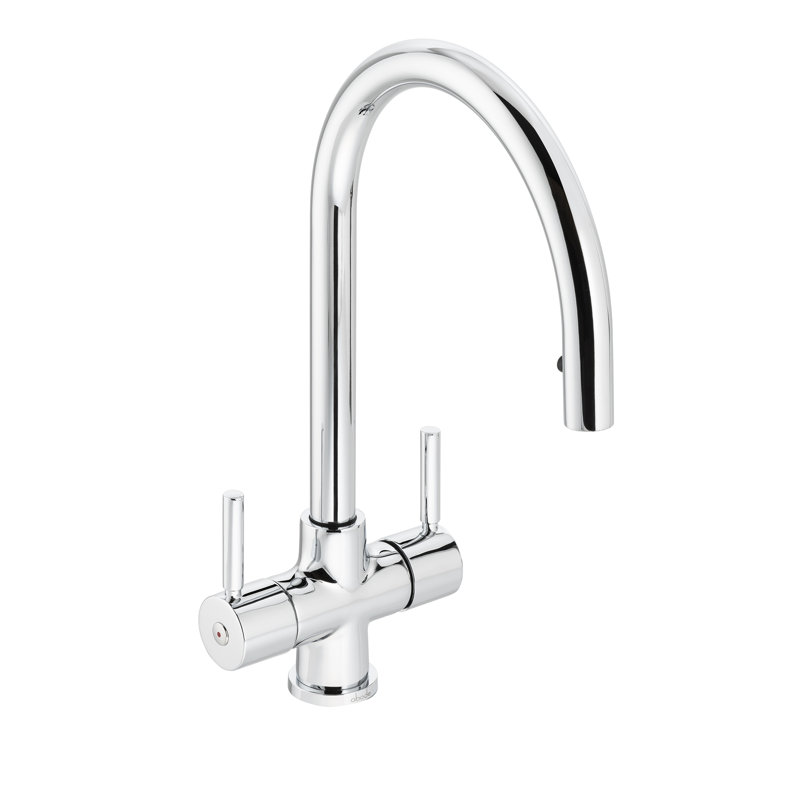 Abode Zest Monobloc Pull Out Tap, Chrome