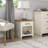 Walter 18.9" W x 20.3" H 1 Drawer Wooden Nightstand with Open Shelf-809453360