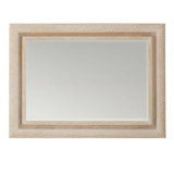 Indo Rectangle Solid Wood Beveled Mirror