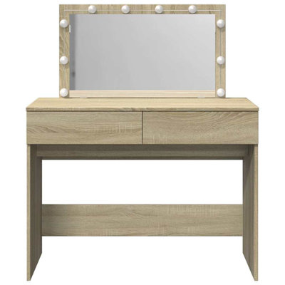 Dressing Table With LED 100X40x130 Cm