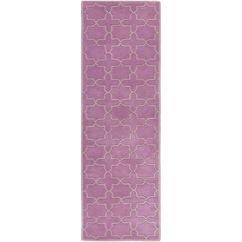 Carolene Hand Tufted Wool Geometric Rug, Runner 2'3" x 11'