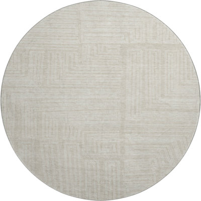Premium Machine Washable Harrietstown AMF1045 Geometric Rug