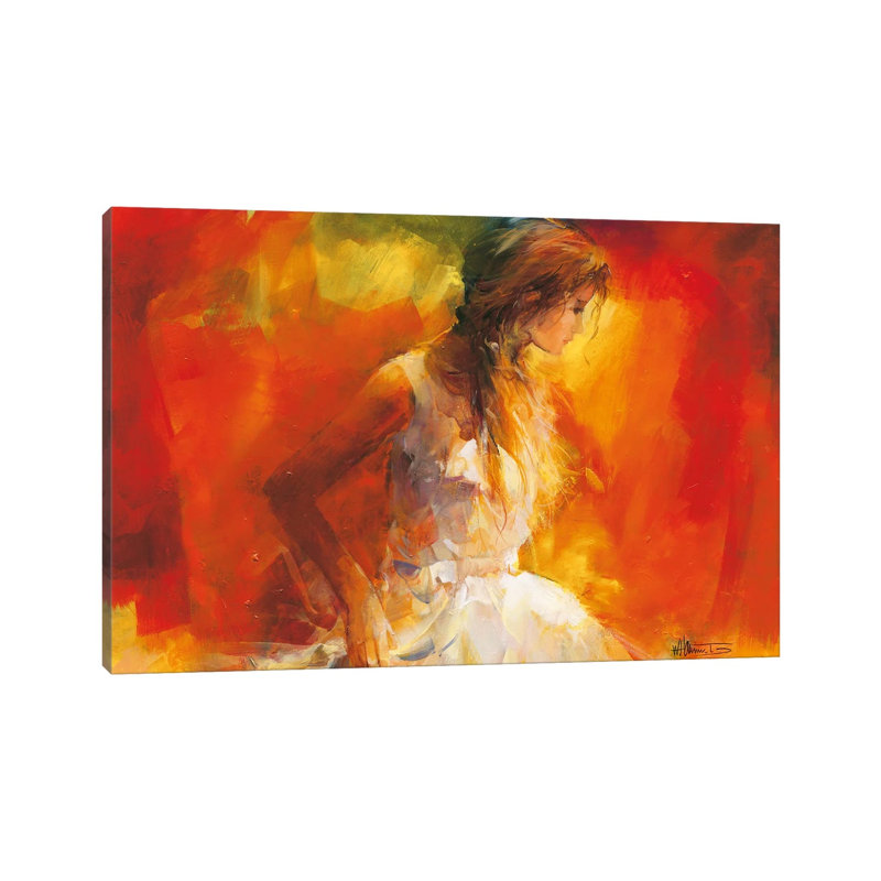 Young Girl I by Willem Haenraets - Wrapped Canvas Painting, 152.5 cm H x 101.5 cm W
