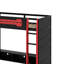 Lit mezzanine simple avec bureau et lumière RVB-1065005679