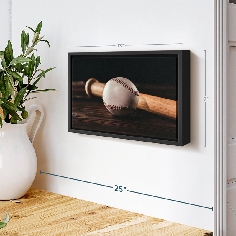 Baseball Things Canvas Print, 9" H x 13" W