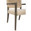 Fauteuil rembourré Delanson, beige
