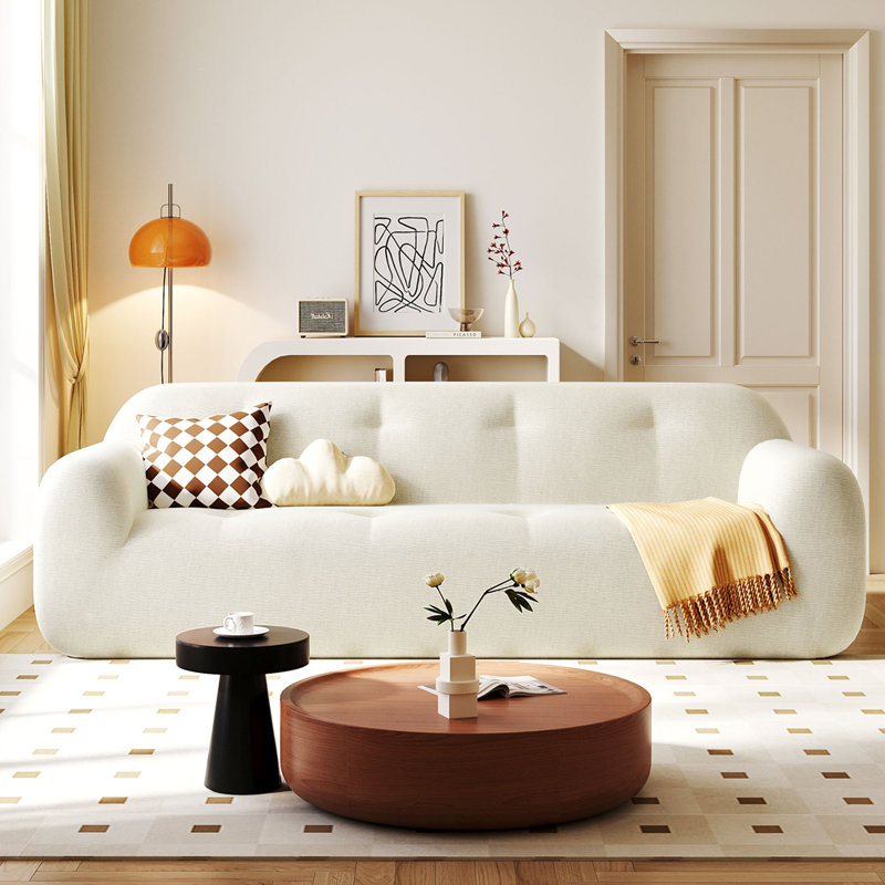 Canapé 3 places 85,8 po, Beige