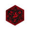 Tapis rouge Dungeons & Dragons D20 | 52 po x 45 po