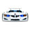 Lit voiture de course simple GT1 avec lumières et sons DEL, mobilier de chambre d'enfant
