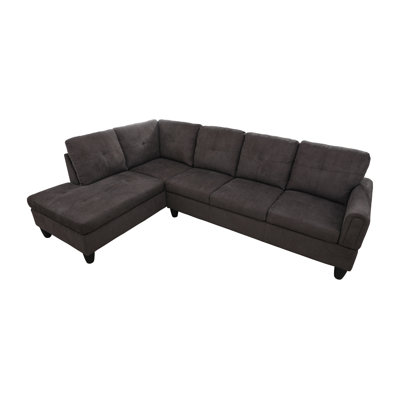 Kleio Upholstered L-Shaped Sectional Left Hand Facing