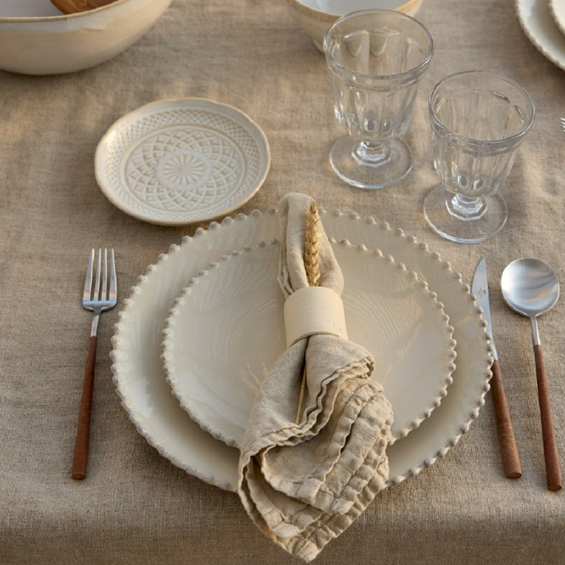 Pearl Salad/Dessert Plate, Cream