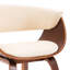 Chaise de salle à manger avec accoudoirs en bois courbé et similicuir-289545701-289545703