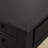 Black Rectangular Solid Wood Executive Desk with drawers desk-172150753