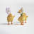 Southville 5" Chick with Flower Figurine Set