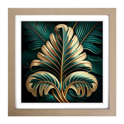 Palm Nouveau - Framed Print