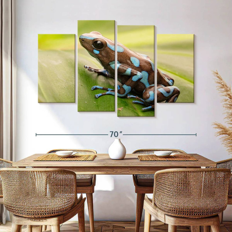 Brampt Exotic Dart Frog, 42" H x 68" W