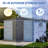 8x10ft Cedar Wood and Metal Tool Shed, Waterproof Outdoor Storage(Floor not Included)
