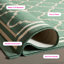 Tapis d'intérieur / extérieur à motif géométrique Courtyard Performance-1798409422