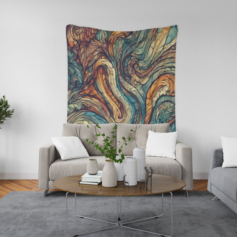 Tapisserie murale, H 88 po x l 104 po