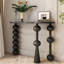Console noire en bois massif-133963341
