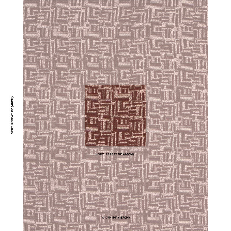Schumacher X Johanna Ortiz Coco Hand Screen Print Fabric, Coconut Latte