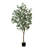 84 " H Faux Eucalyptus Tree in Plastic Pot Liner