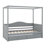 Tyair Canopy Storage Bed