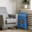 Large Folding Plastic Step Stool Blue
