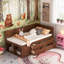 Twin Size Daybed With Drawers And Shelves-1317406986